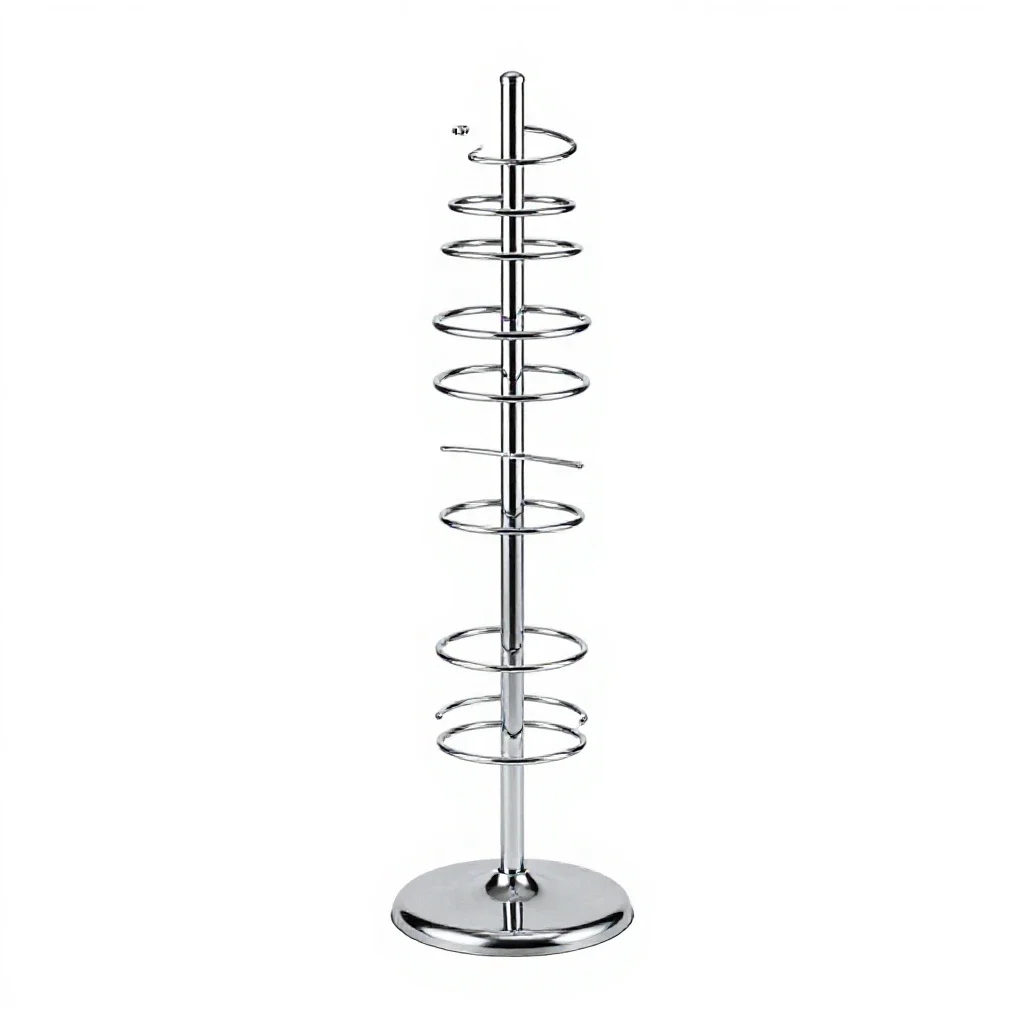 Coat stand isolated on a white background