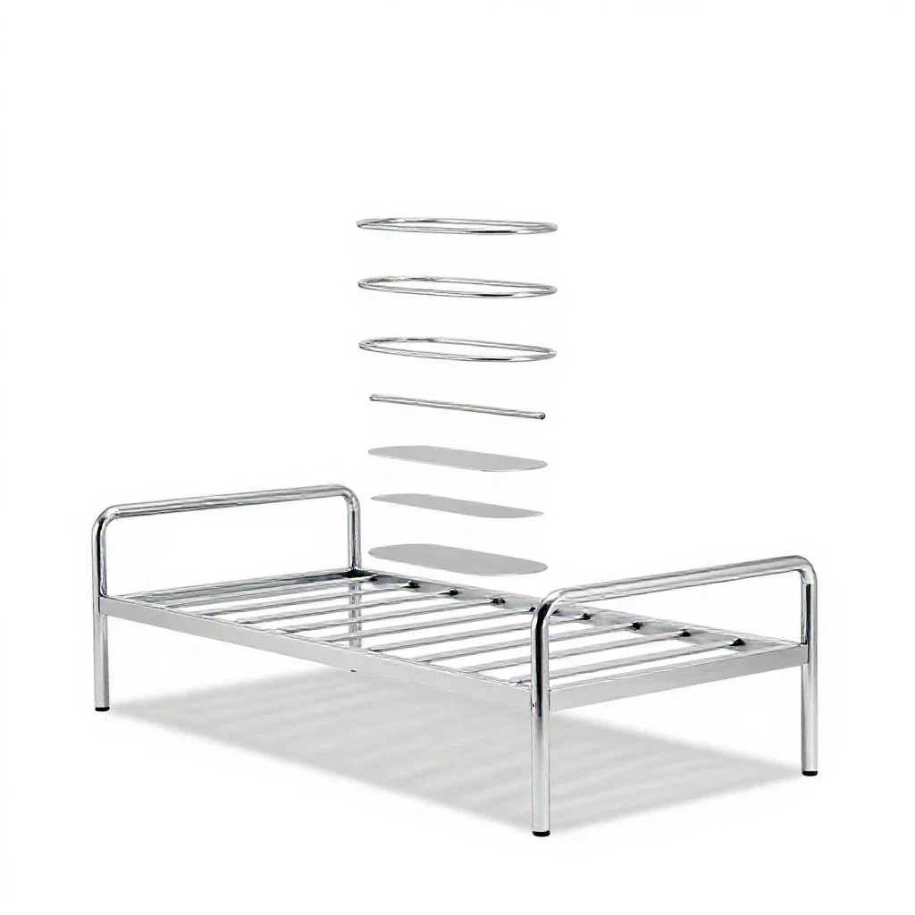 Daybed isolated on a white background