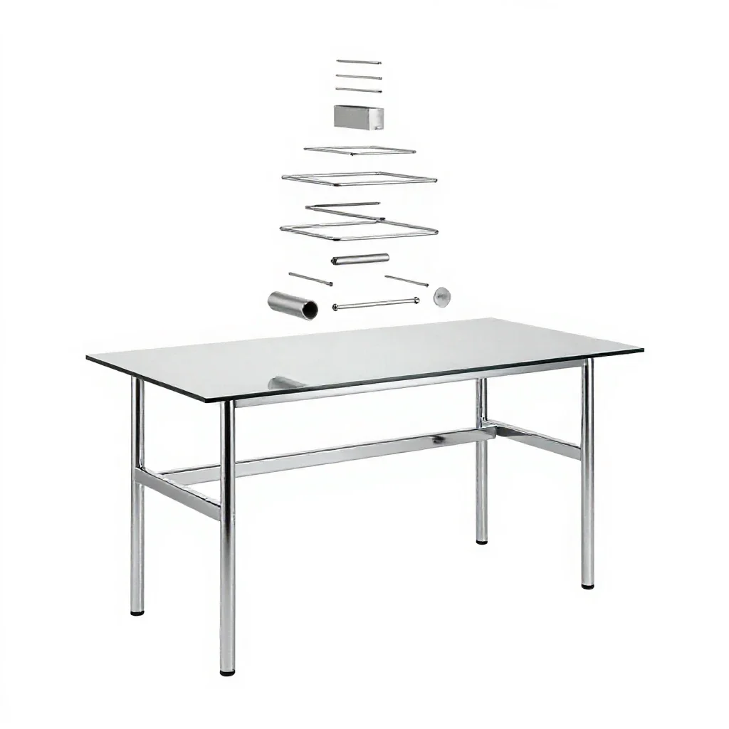 Drafting table isolated on a white background