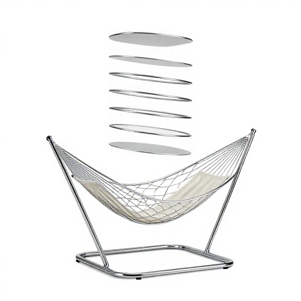 Hammock chair isolated on a white background