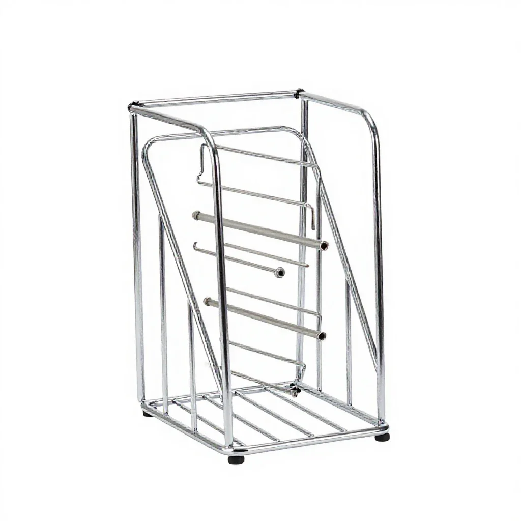 Magazine rack isolated on a white background