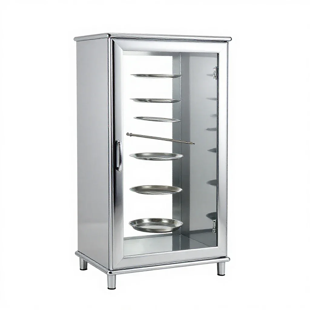 Apothecary cabinet isolated on a white background