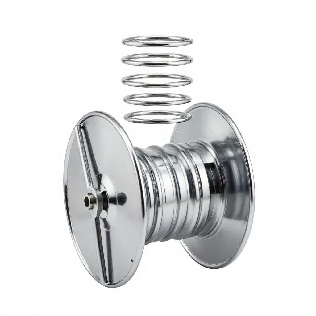 Hose reel isolated on a white background