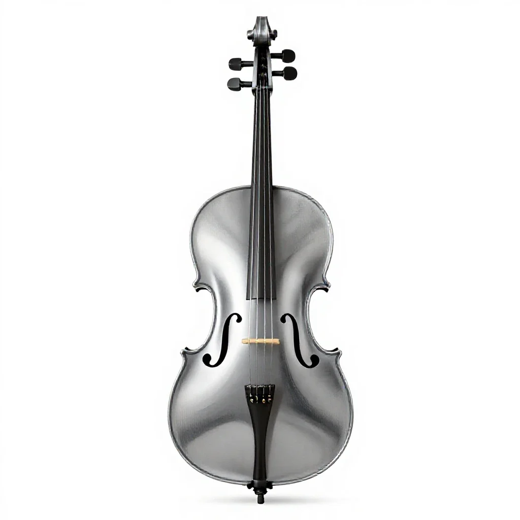 Cello isolated on a white background