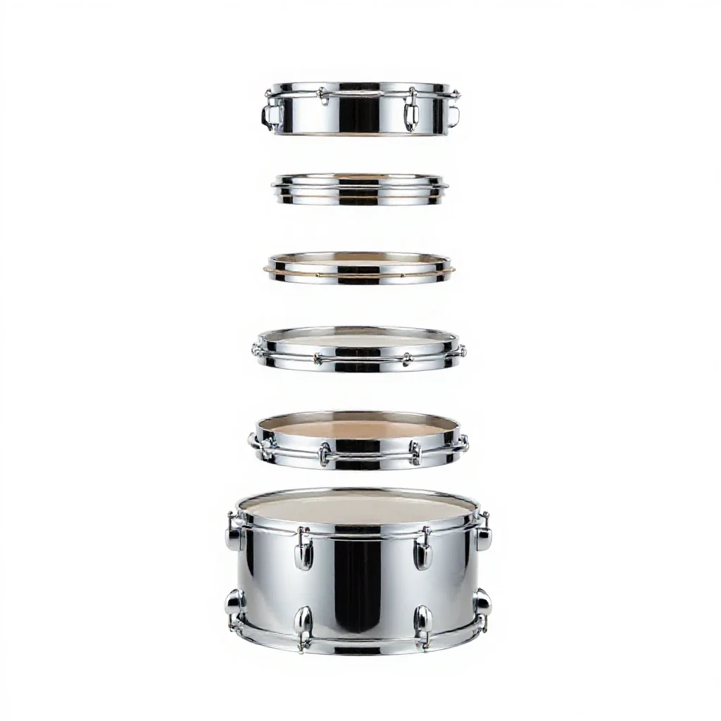 Drum machine isolated on a white background
