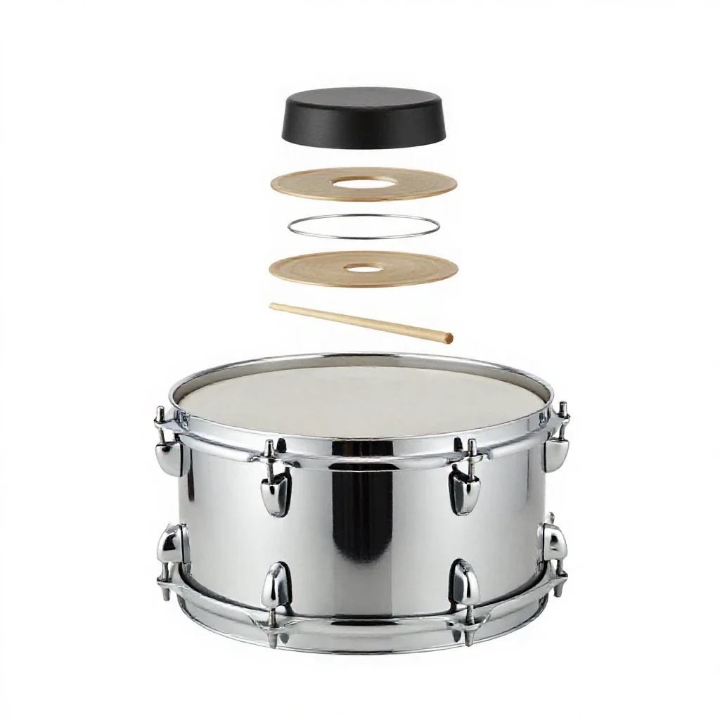 Hang drum isolated on a white background