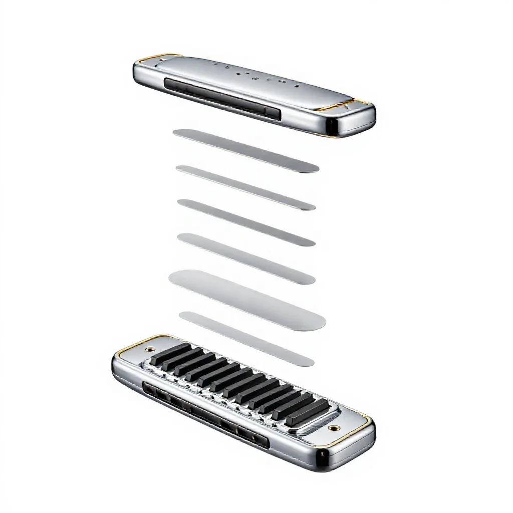 Melodica isolated on a white background