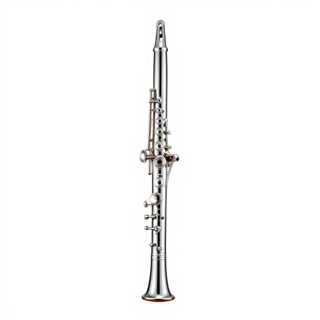 Oboe isolated on a white background
