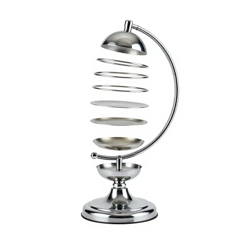 Globe table lamp isolated on a white background