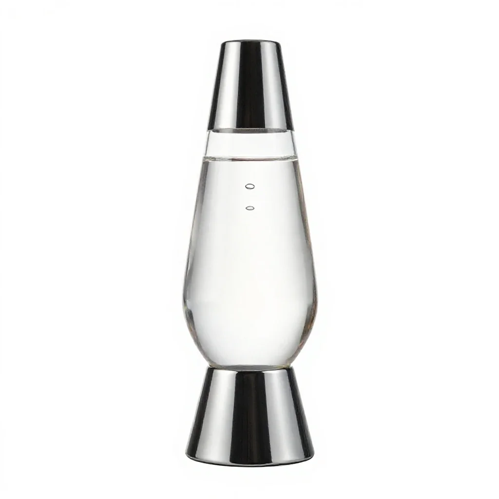 Lava lamp isolated on a white background