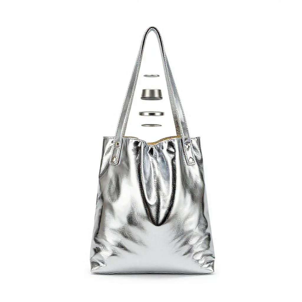 Paper luminaria bag isolated on a white background