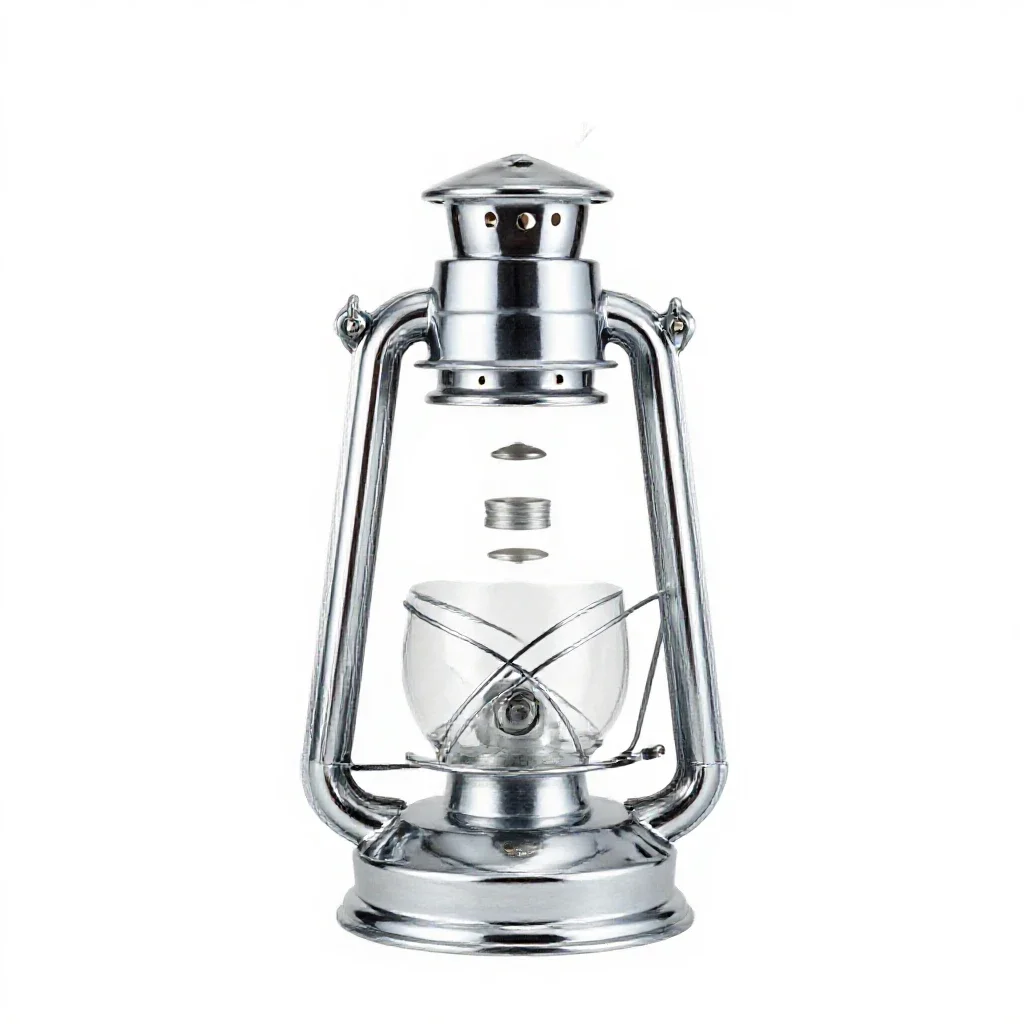 Storm lantern isolated on a white background