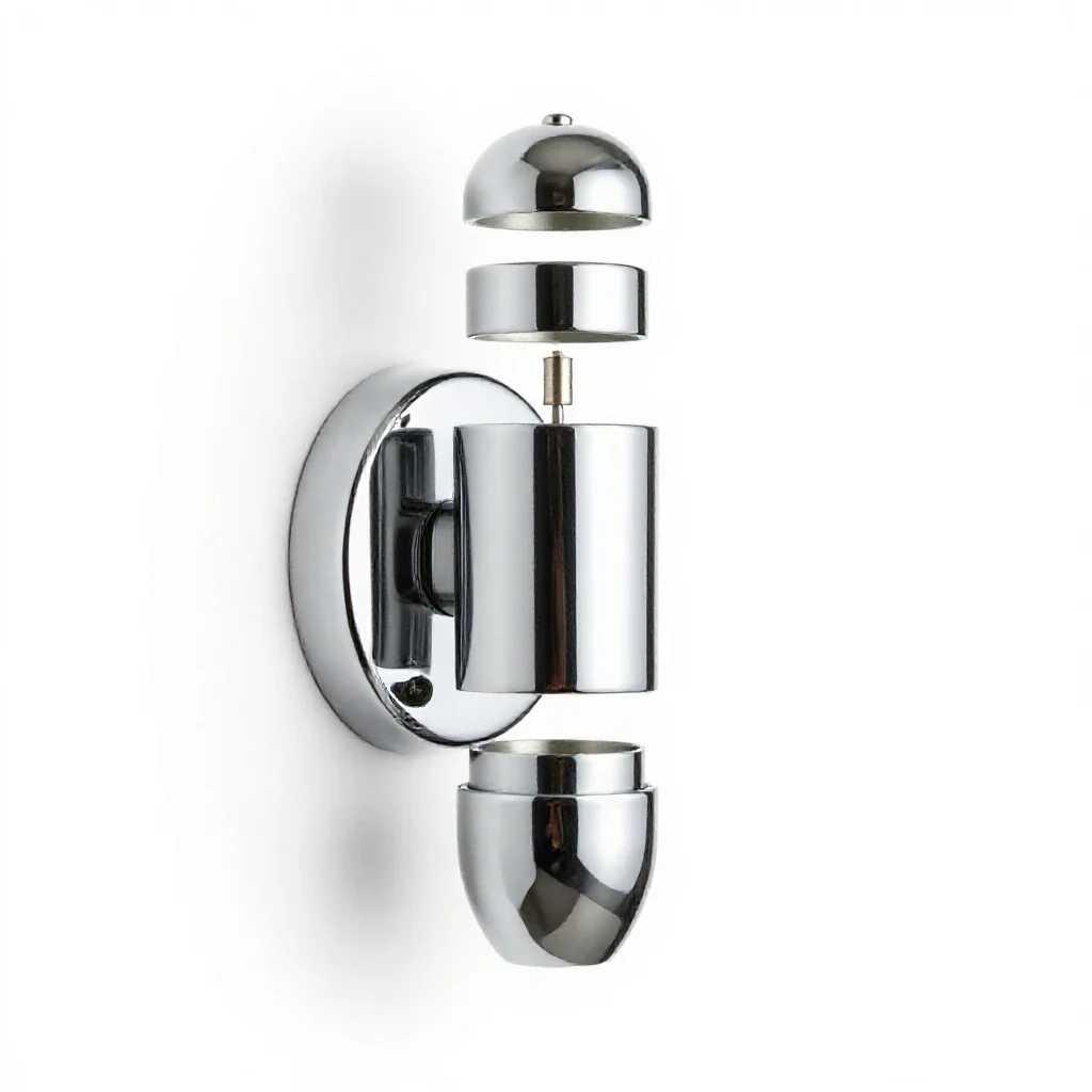 Wall sconce isolated on a white background