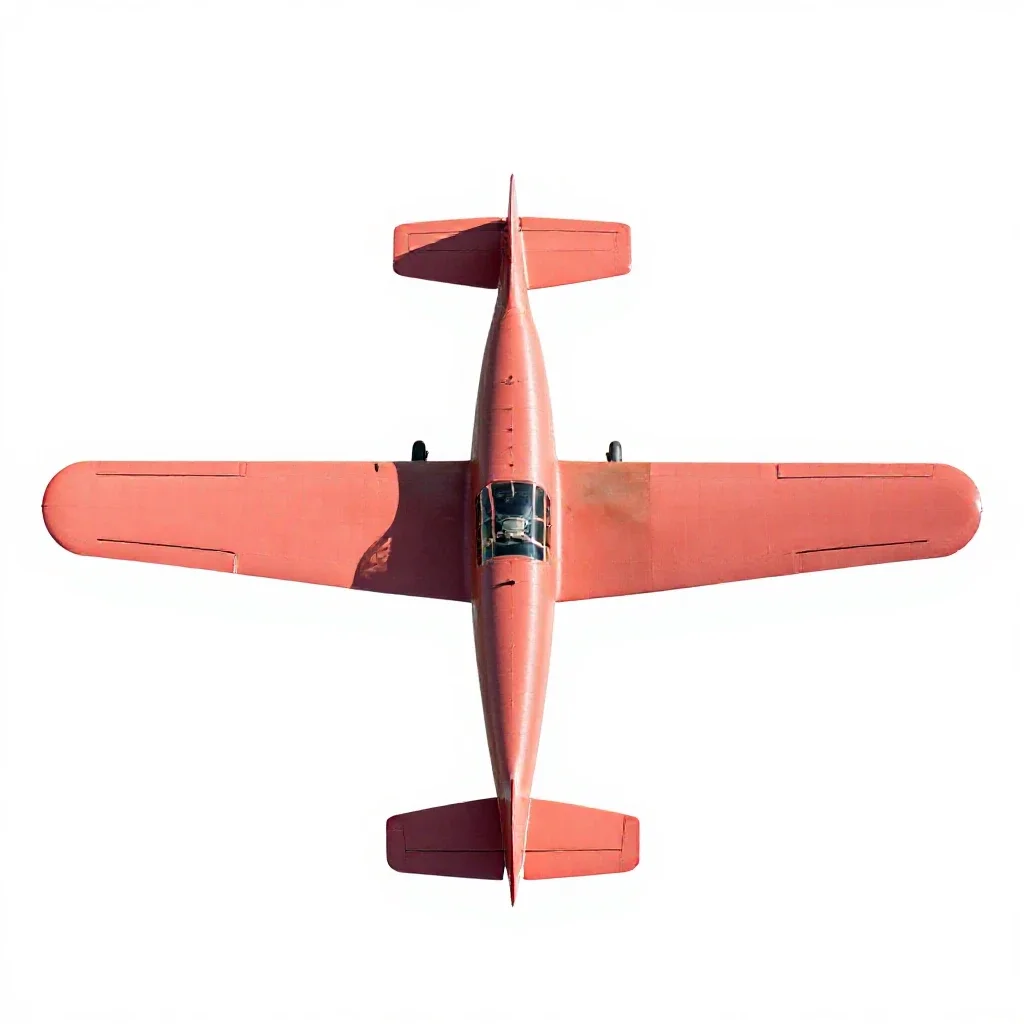 Crop duster isolated on a white background