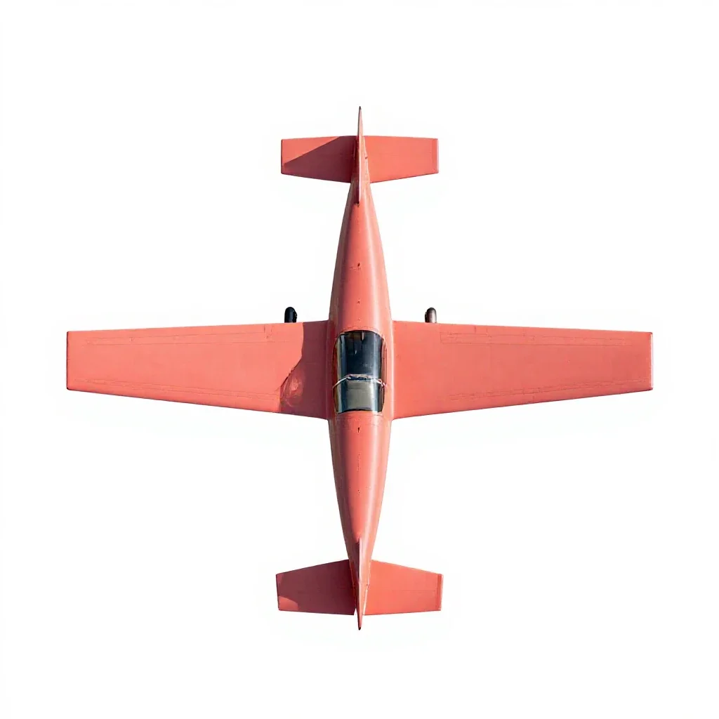 Glider isolated on a white background