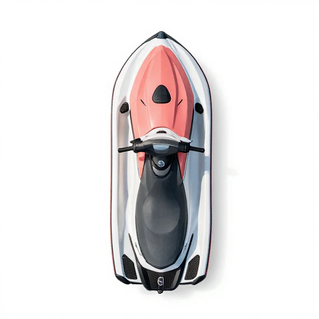 Jet ski isolated on a white background