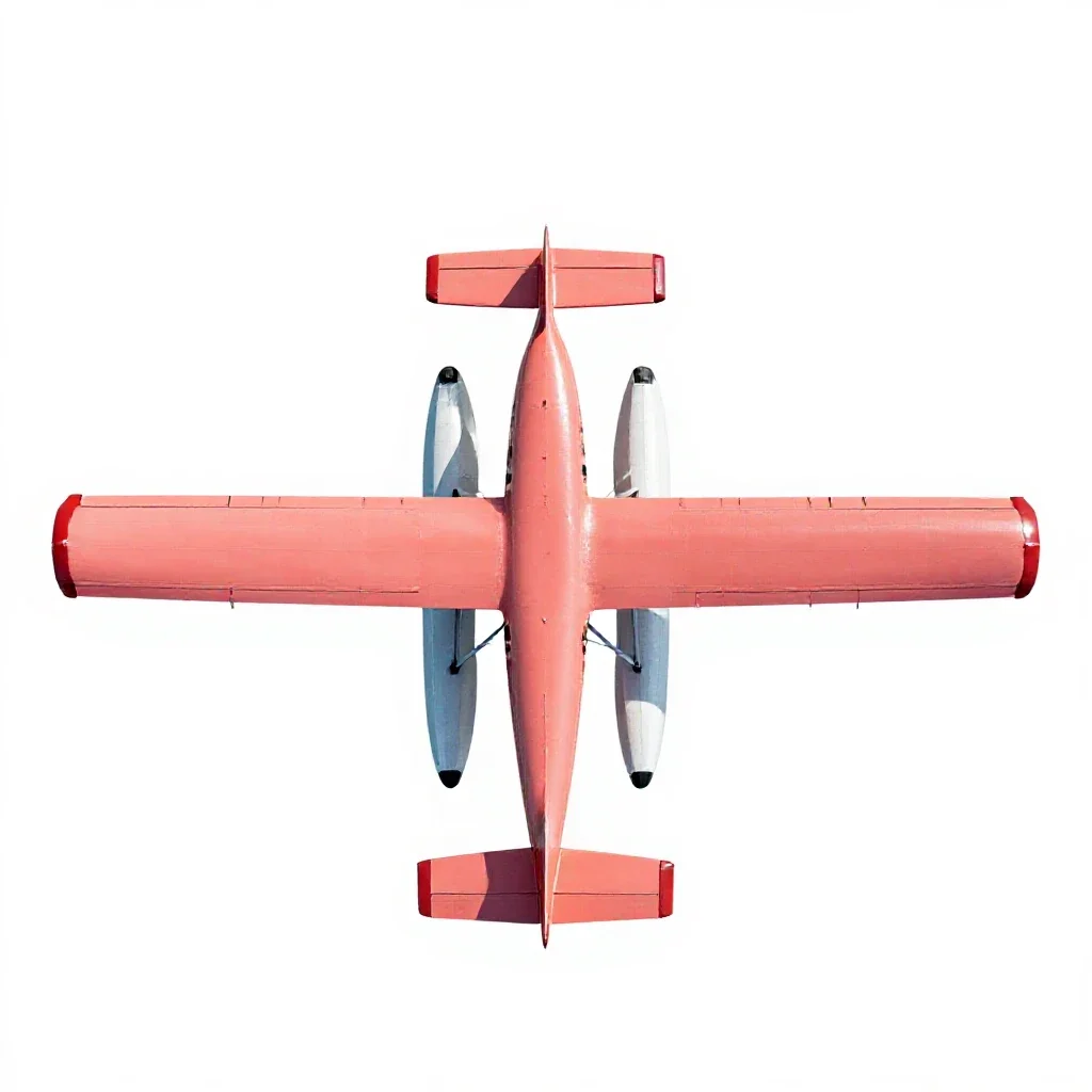 Seaplane isolated on a white background