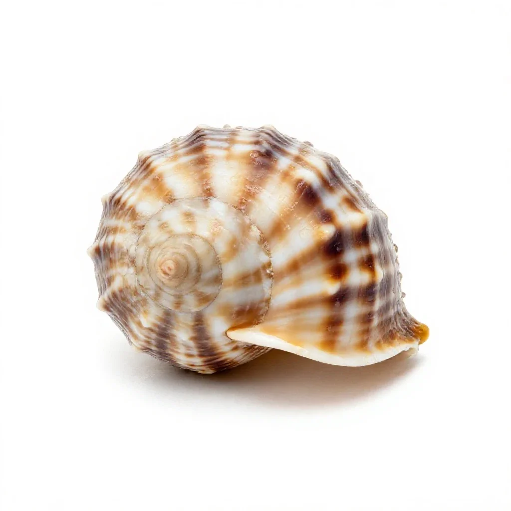 Nautilus shell isolated on a white background