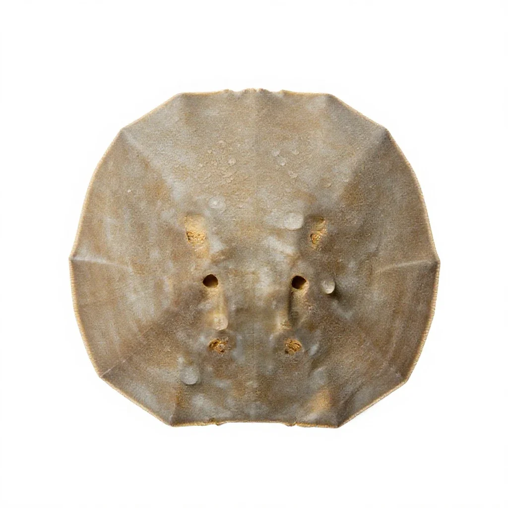 Sand dollar isolated on a white background