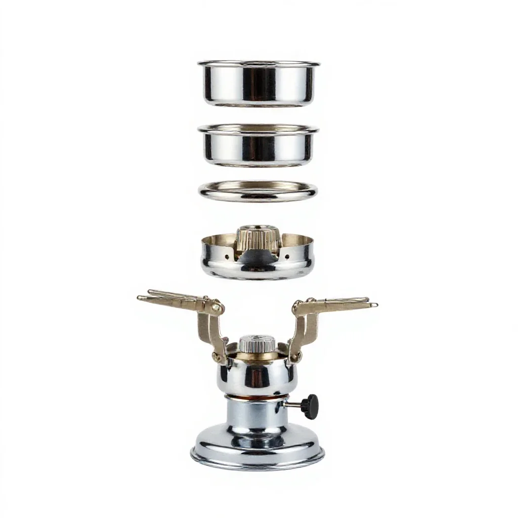 Camp stove isolated on a white background