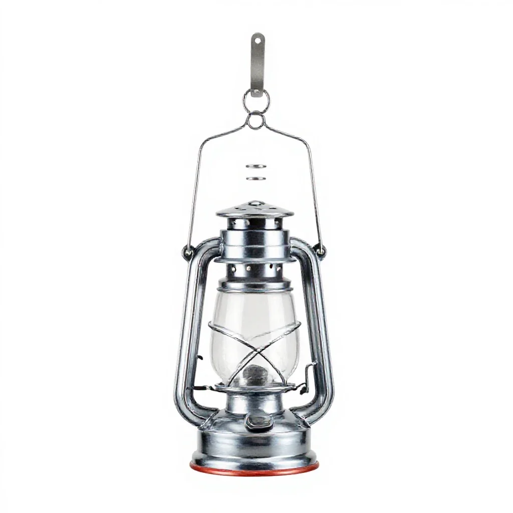 Camping lantern hook isolated on a white background