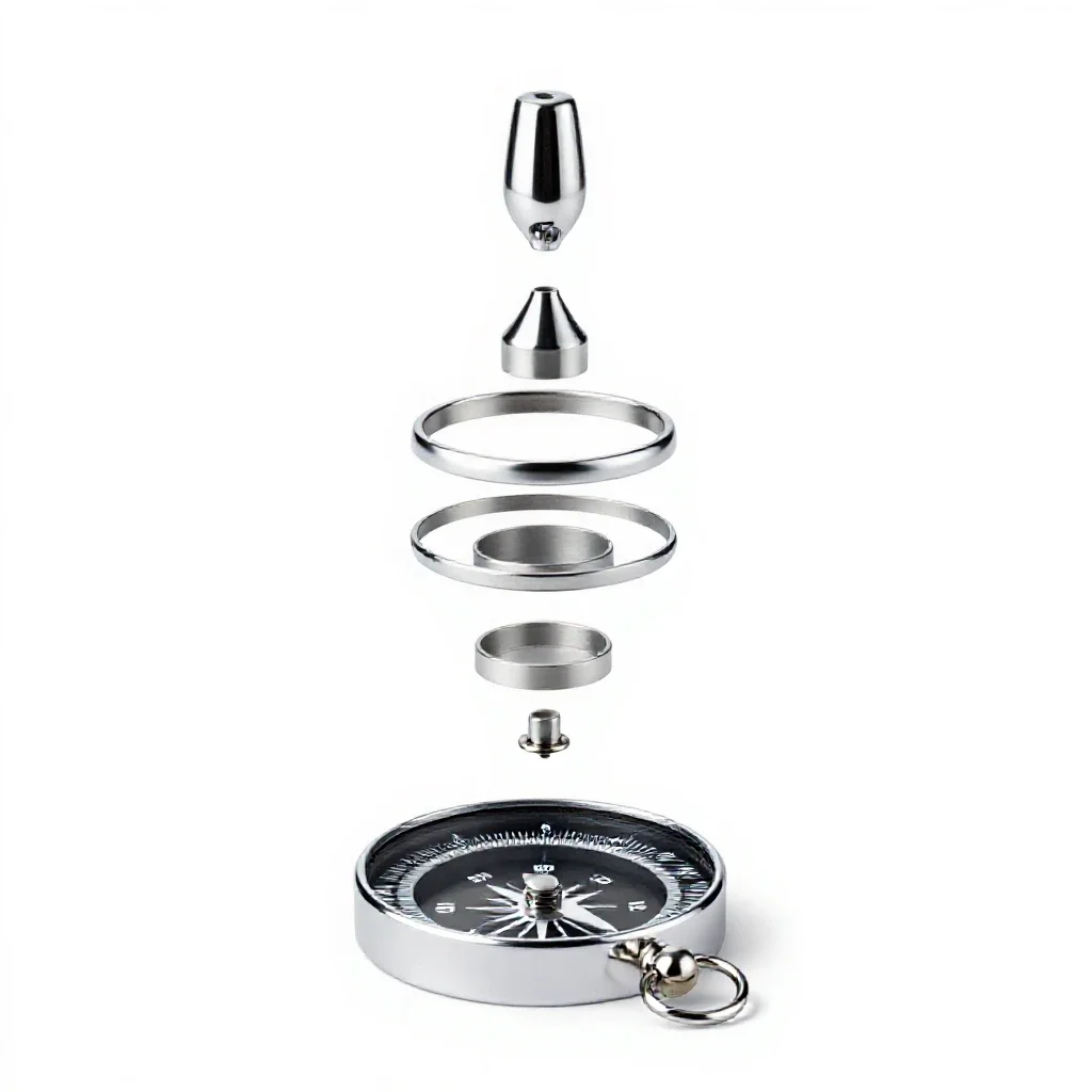 Compass isolated on a white background
