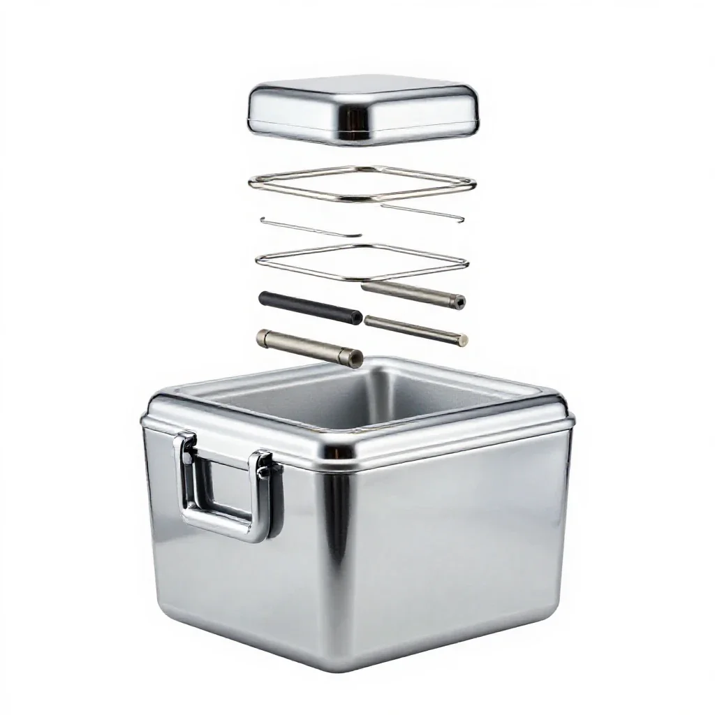 Cooler box isolated on a white background