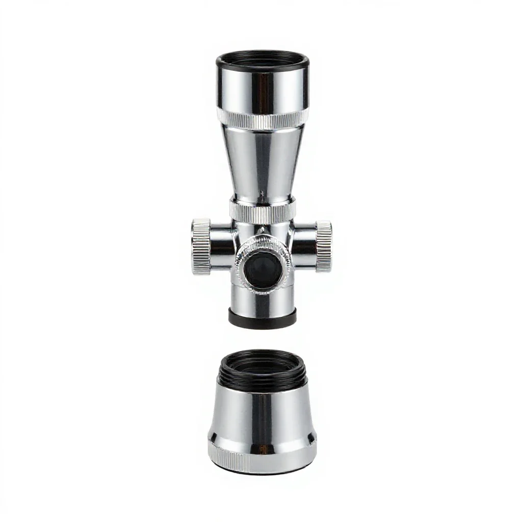Spotting scope isolated on a white background