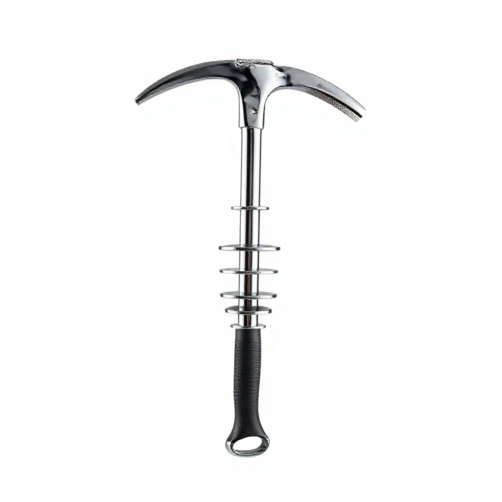Ice axe isolated on a white background