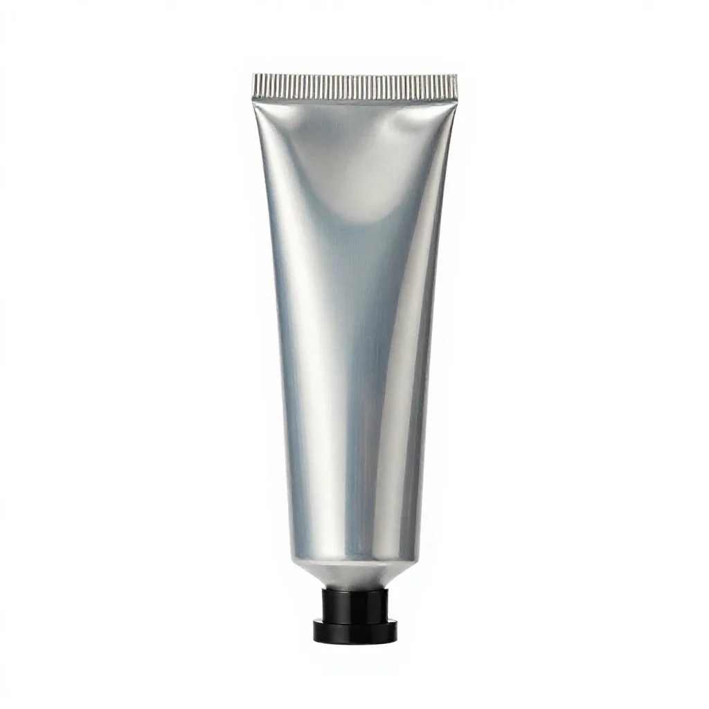 Tube of hand cream isolated on a white background