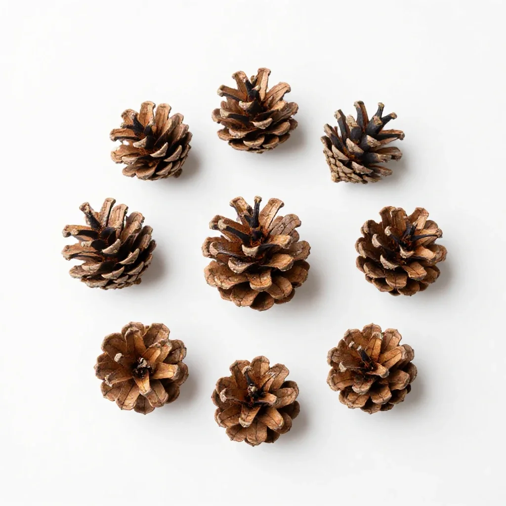 Pine cone isolated on a white background