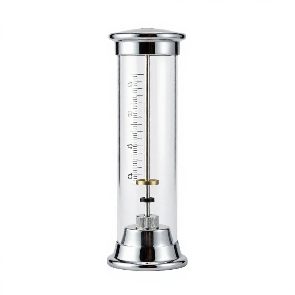 Rain gauge isolated on a white background