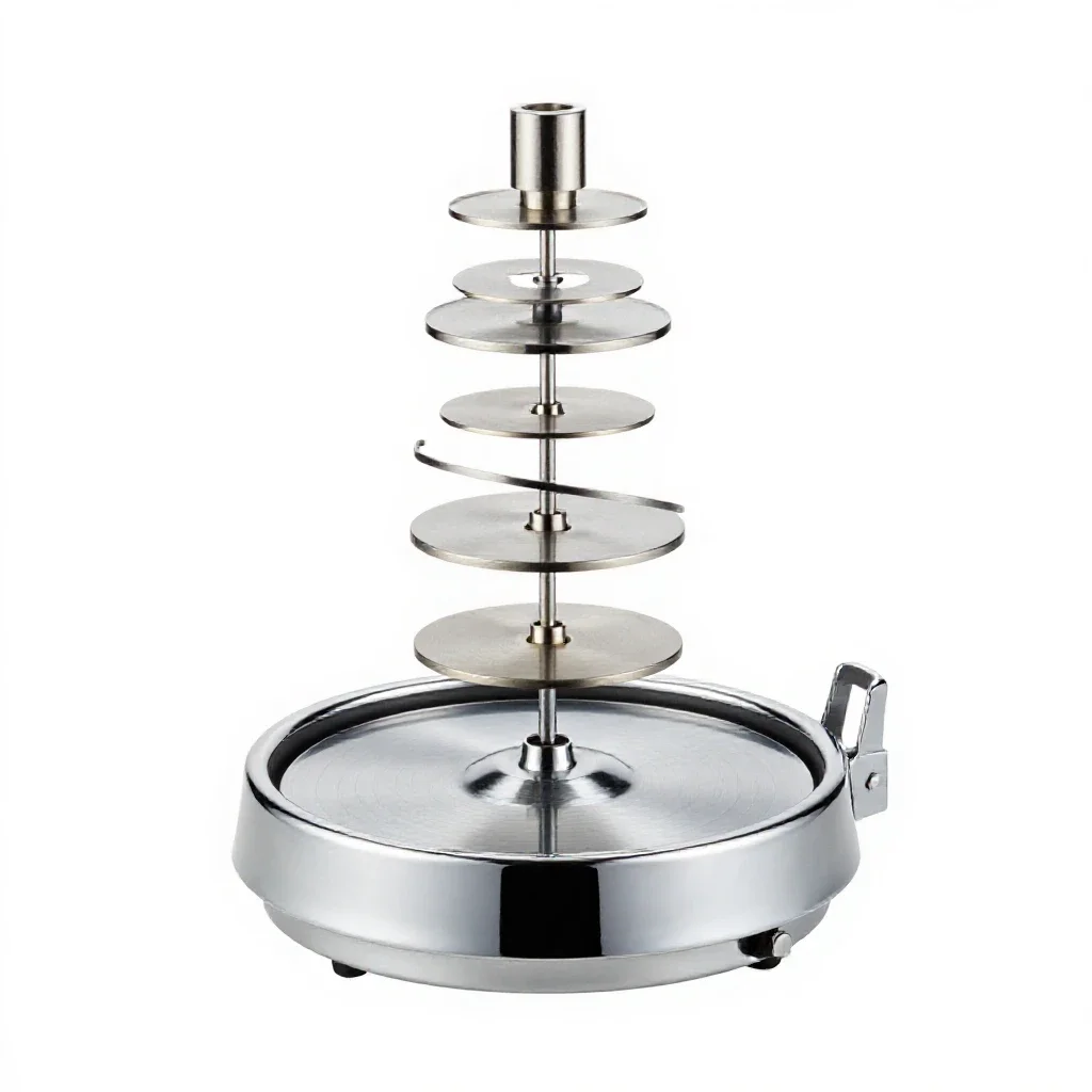 Seismograph drum isolated on a white background