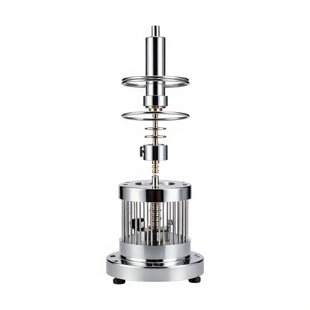 Tesla coil isolated on a white background