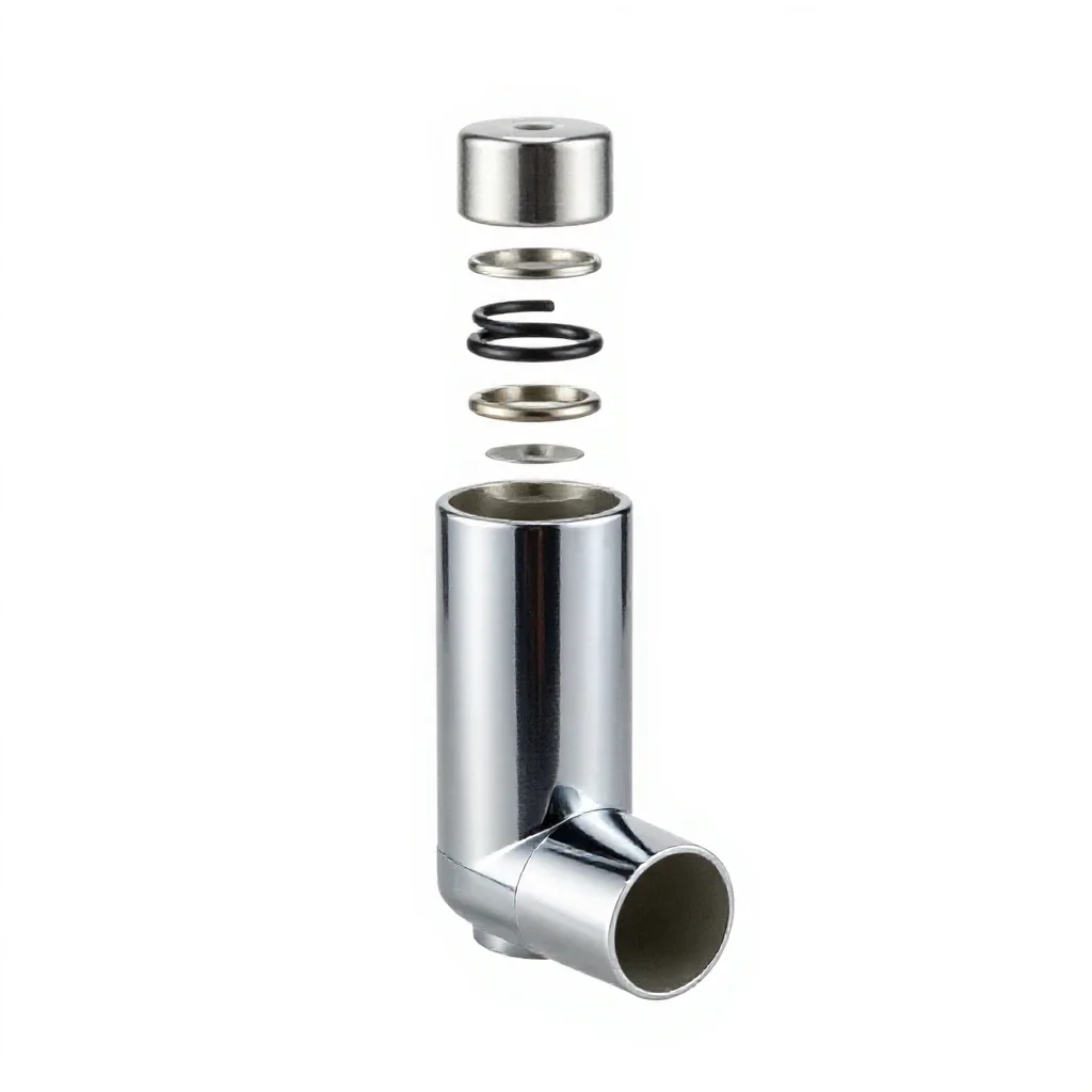 Inhaler isolated on a white background