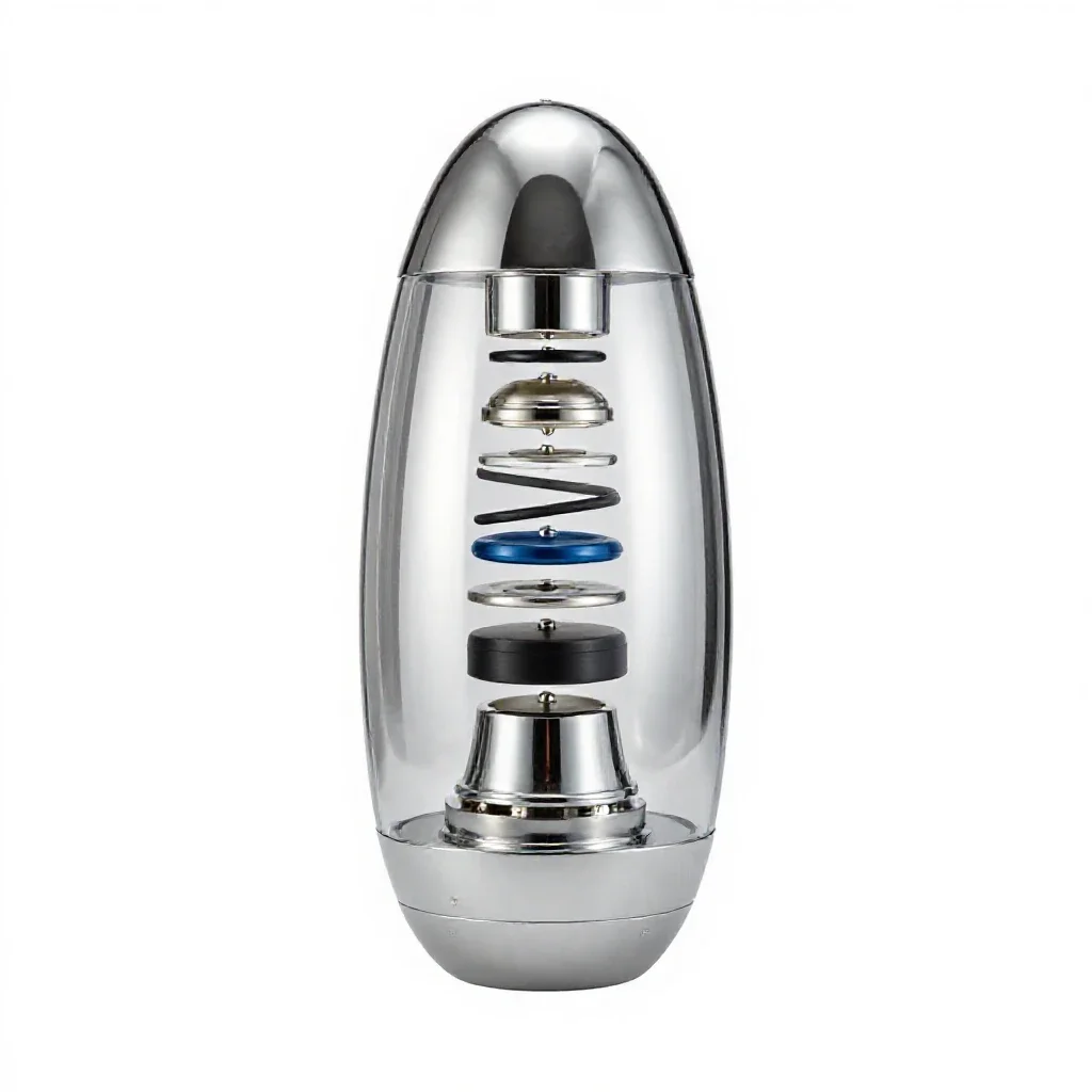 Cryosleep pod isolated on a white background