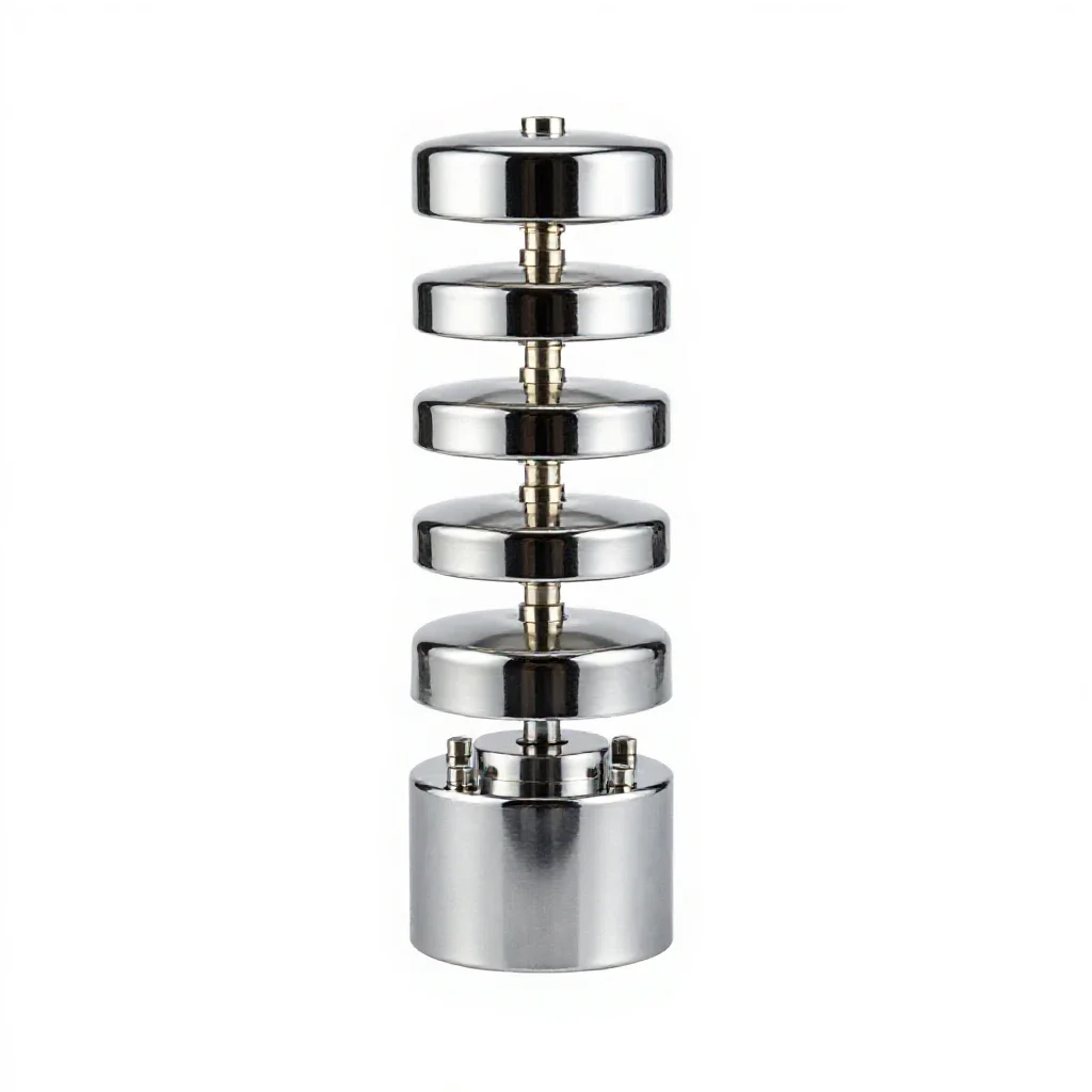 Fusion power cell isolated on a white background