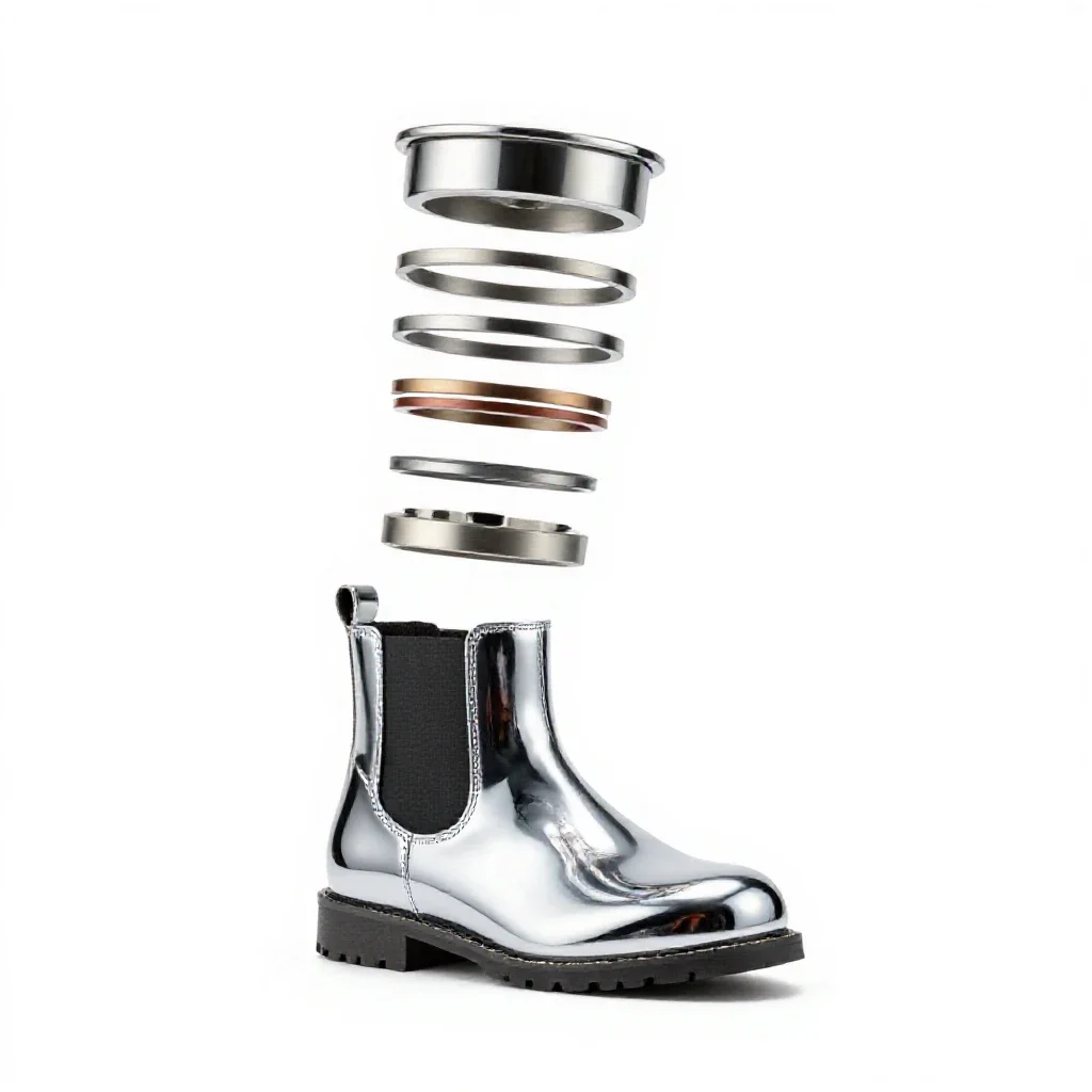 Magnetic boot isolated on a white background