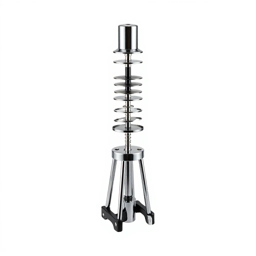 Magnetic grapple launcher isolated on a white background