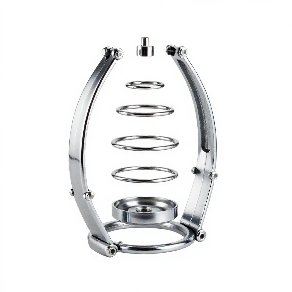 Shuttle docking clamp isolated on a white background