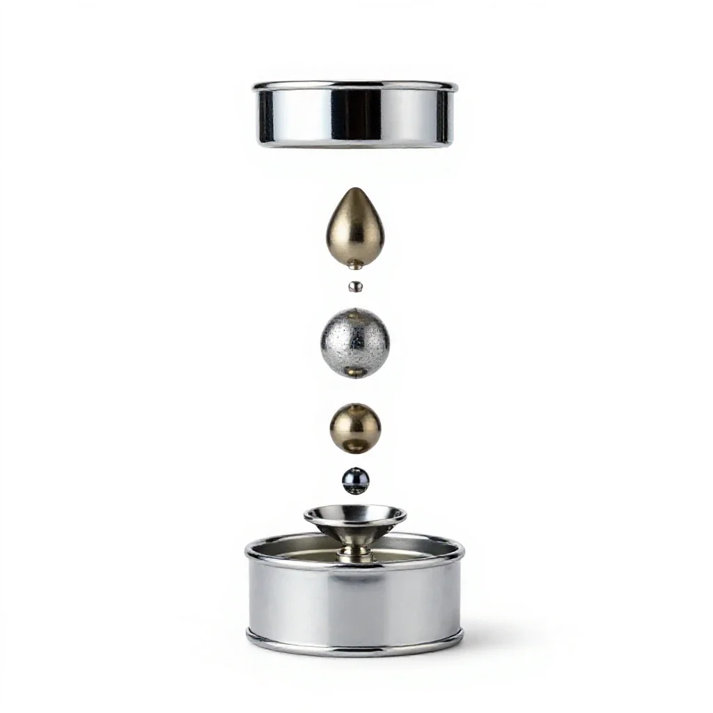 Terraforming seed canister isolated on a white background