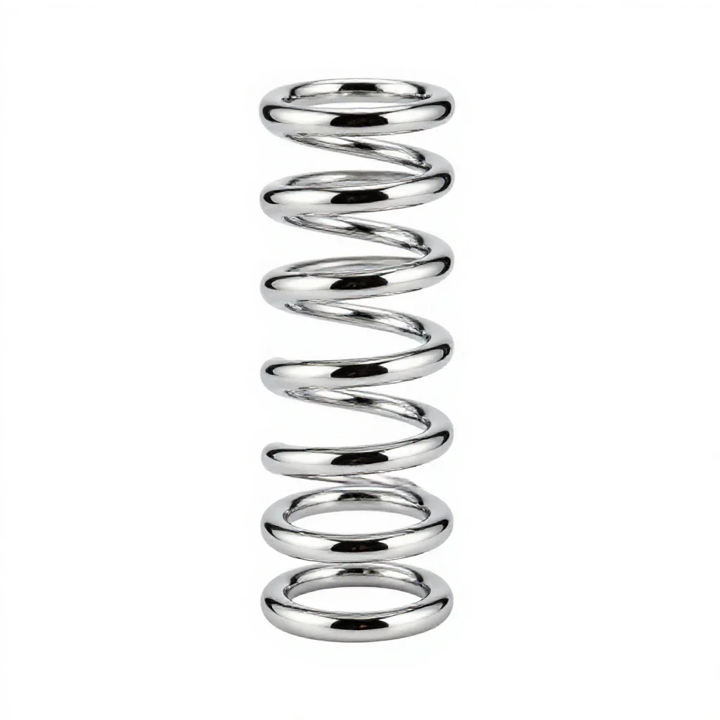Warp coil segment isolated on a white background