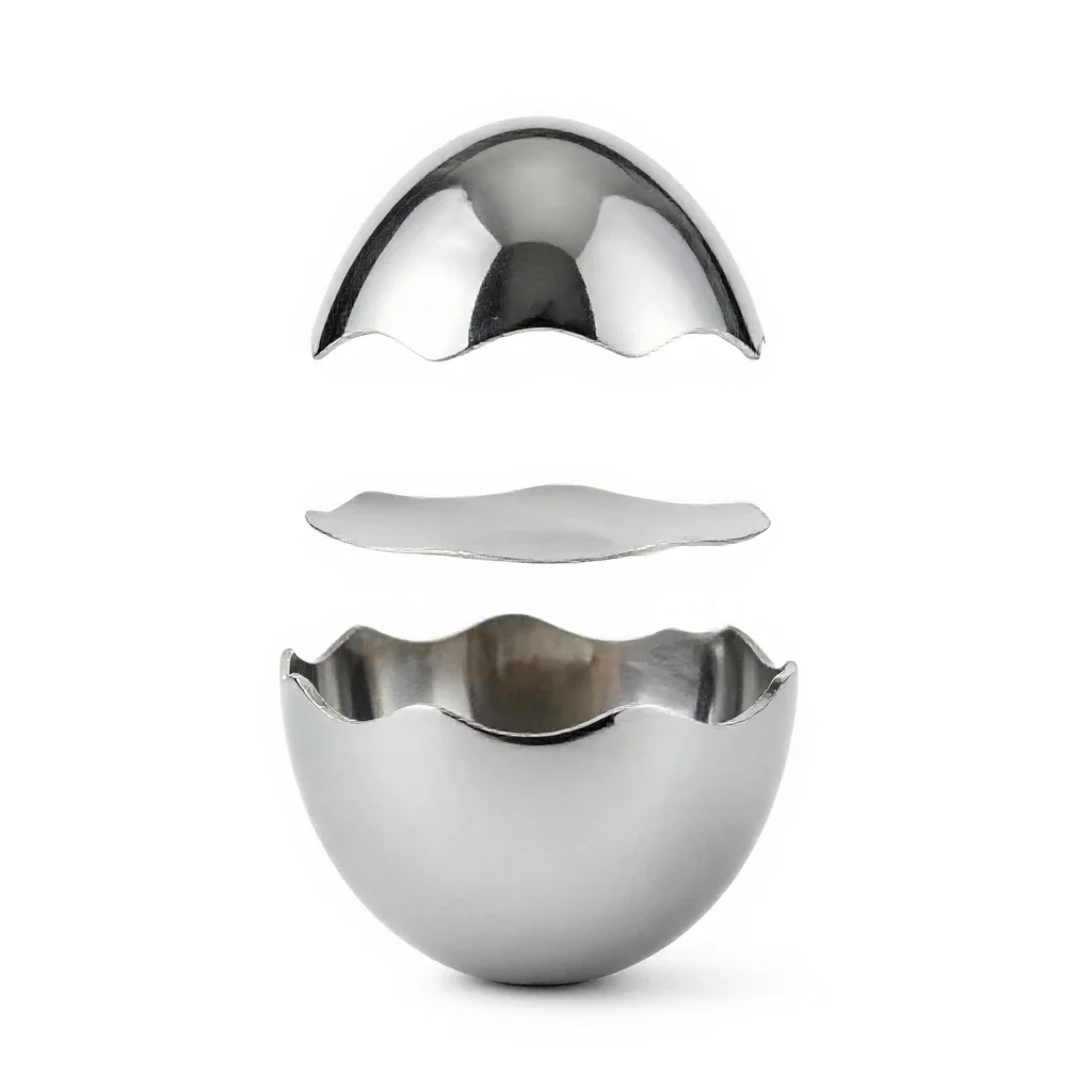 Xeno egg casing isolated on a white background