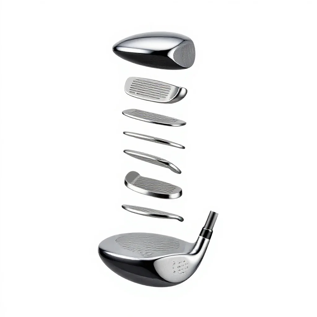 Golf driver isolated on a white background