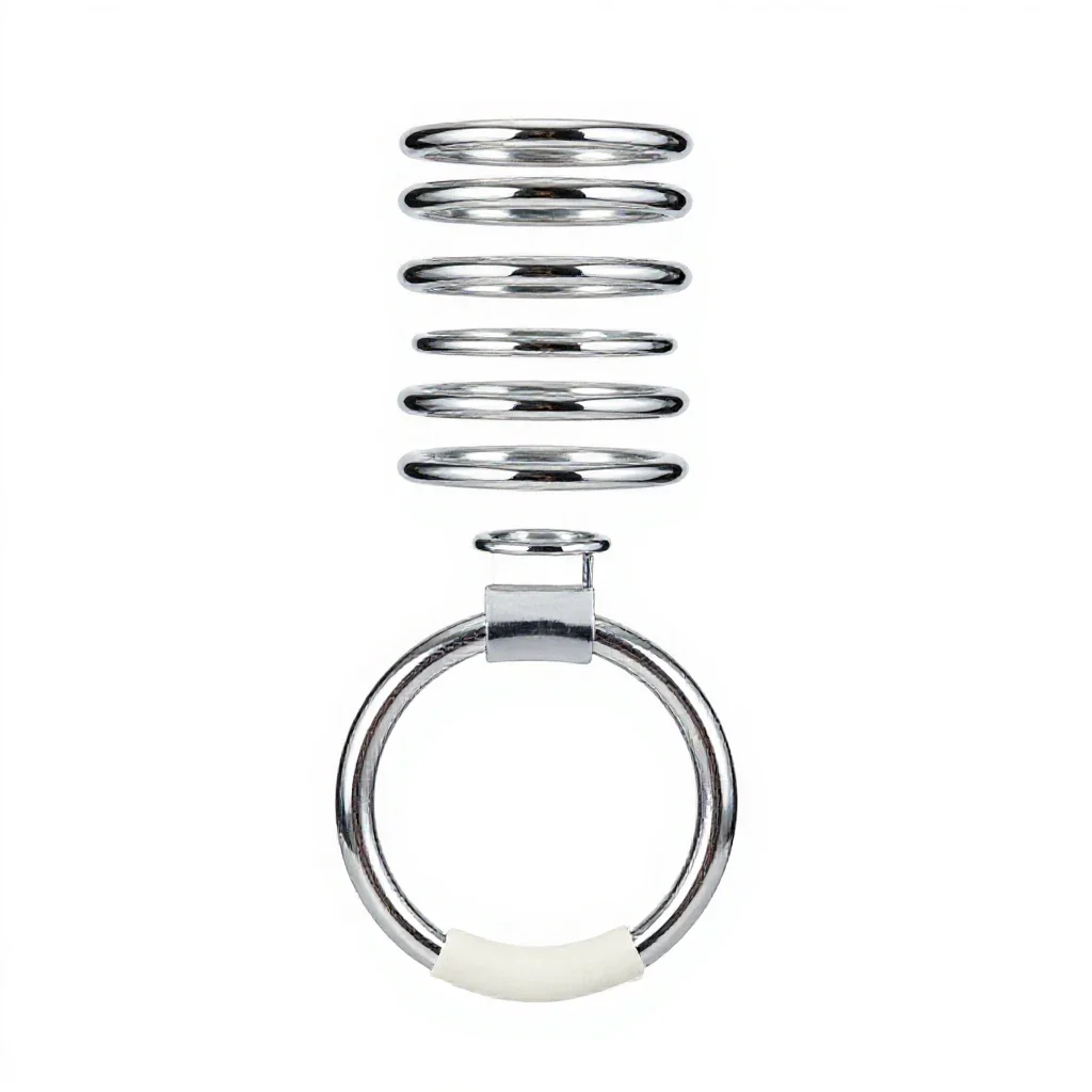 Gymnastic ring pair isolated on a white background