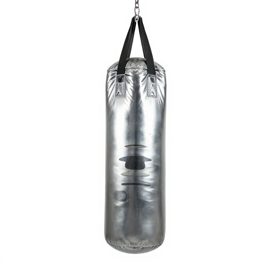 Punching bag isolated on a white background