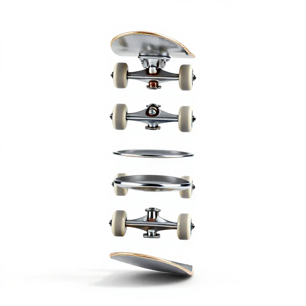 Skateboard isolated on a white background