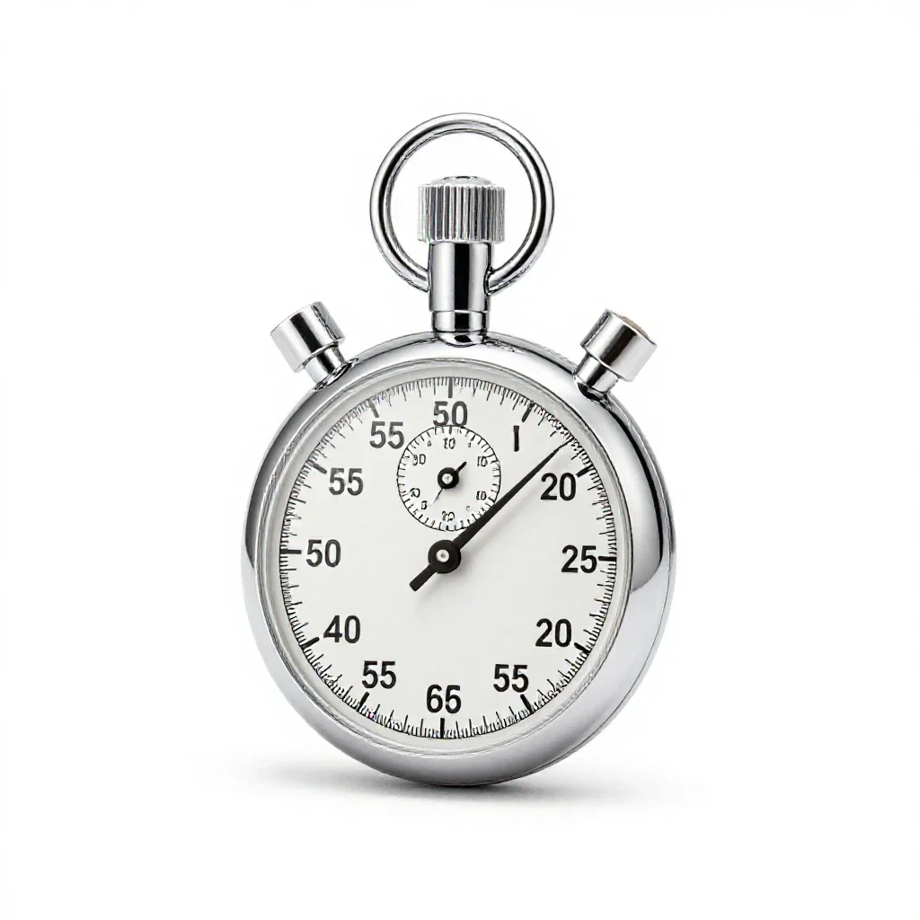 Stopwatch isolated on a white background