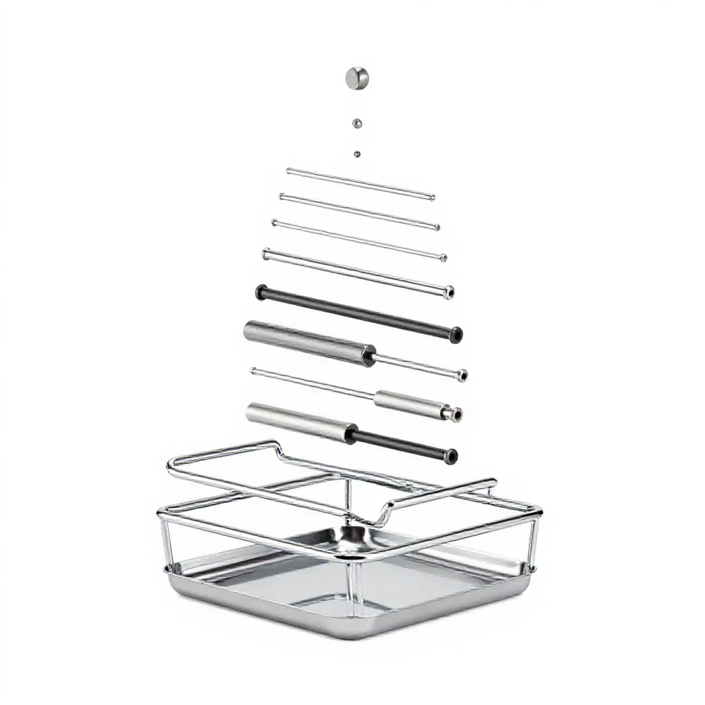 Desk organiser caddy isolated on a white background