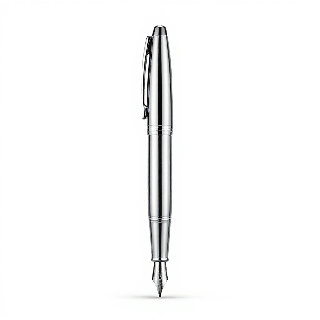 Fountain pen isolated on a white background